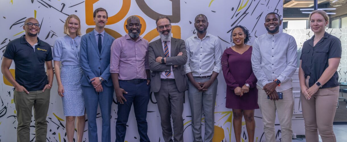 BongoHive Cofounders and staff welcome Sweddish Ambassador Johan Hallenborg and entourage to the Hive